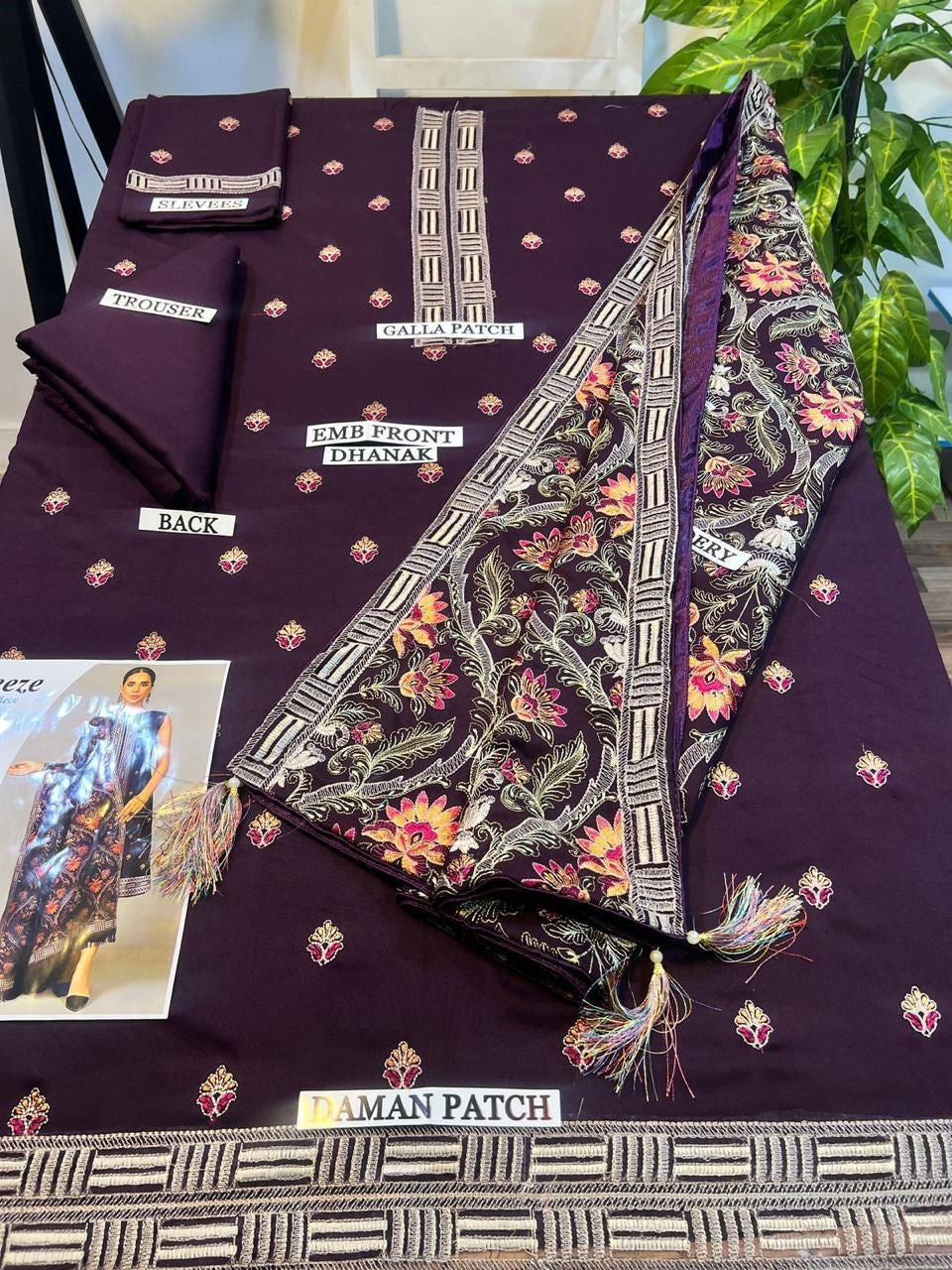 Bareeze Dhanak 3piece