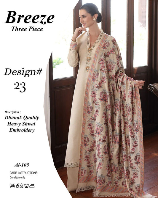 Bareeze Dhanak 3 piece