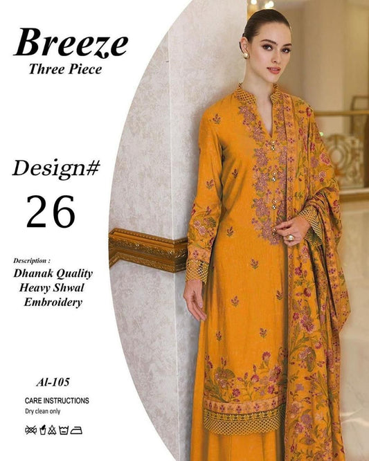 Bareeze Dhanak 3piece