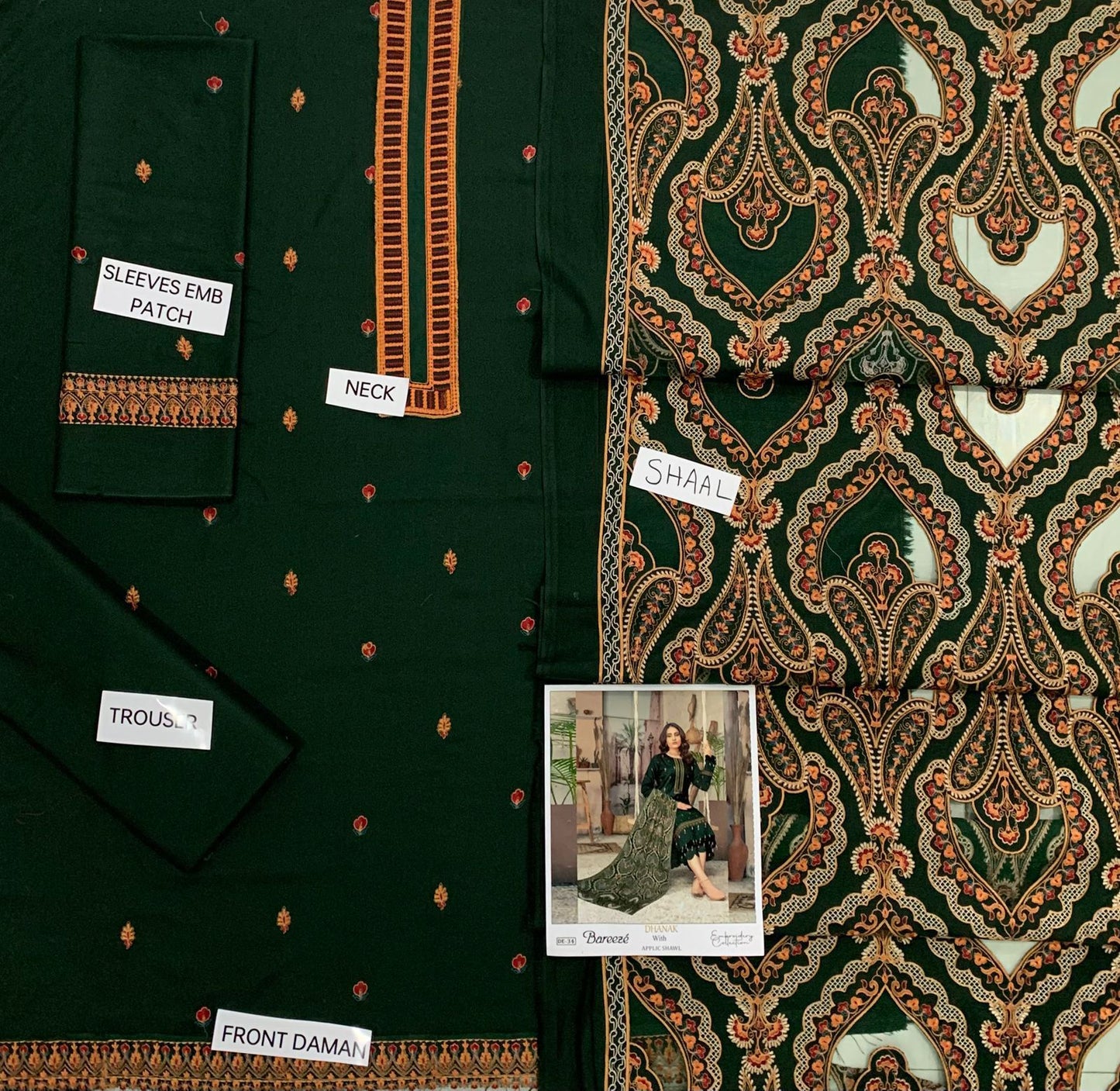 Bareeze Dhanak 3 piece