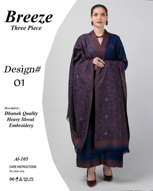 Bareeze Dhanak 3 piece